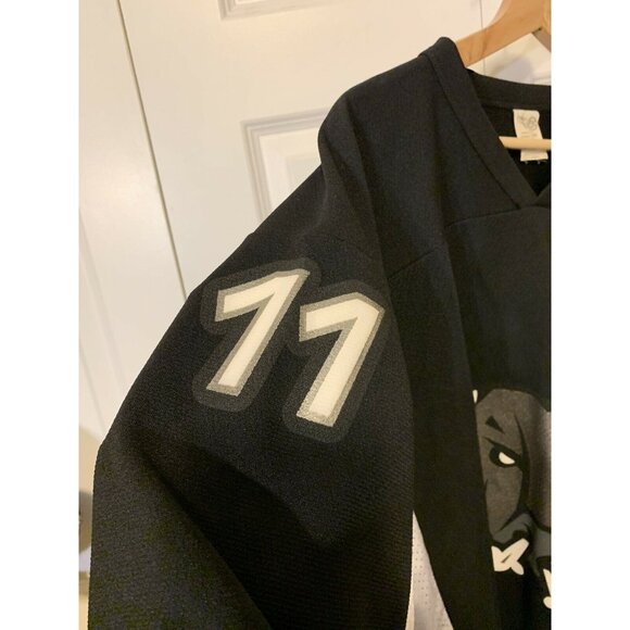 SAN ANTONIO 2010-2011 RAMPAGE STH AK HOCKEY TEAM JERSEY MENS Sz‎ L Black White - Picture 7 of 10